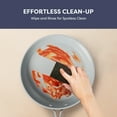 thumbnail image 6 of CIARRA Beyond Cookware Set, Ceramic Nonstick Pots and Pans Set with Lid, Non Toxic, Oven Safe & Compatible with All Stovetops, Blue, 6 of 8