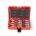thumbnail image 1 of 12-Piece PC1/2 Rolling Flange Pressing Tool Set by Direct Manufacturer – Polished Chrome Finish, Pneumatic & Hardware Repair Tools, Convenient Red Plastic Case for Automotive & DIY Use, 1 of 6