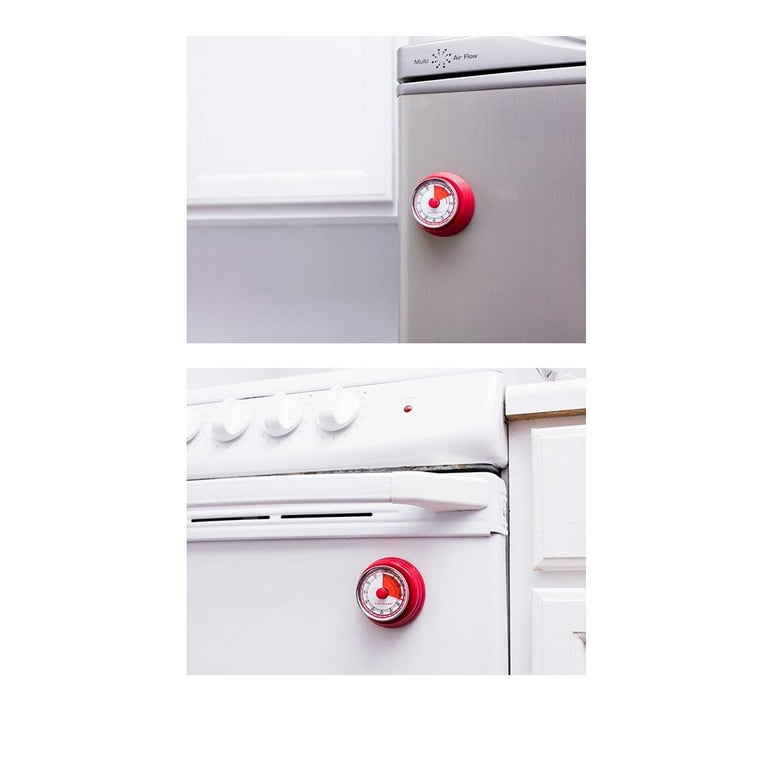 Kikkerland Magnetic Kitchen Timer - Red