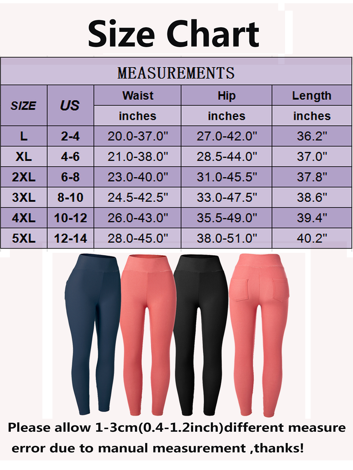 High Waist Leggings Jeans for Womens Stretchy Basic Pants with Pocket Slim Jeggings - image 3 of 7