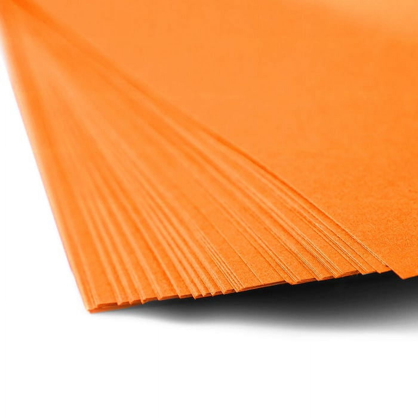 JAM Paper Solid Colors, 8 1/2 x 11, Ultra Orange, 24lb, 200 per Pack