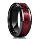 thumbnail image 3 of 1 anillo para hombre, diseño de dragón celta, tungsteno, titanio, acero, boda, banda de moda, 8 mm, 2024, plata, negro, 12, 3 of 3