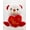 White, variant on Cute Small Teddy Bear Perfect Gift for Valentine's Day Soft Stuffed Toy Plush Written in Heart "Happy Valentine's Day"