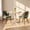 Matcha Green, variant on Romorgniz Dining Chairs Set of 4, Upholstered Kitchen Side Chairs with Curved Open Back, Caramel Brown