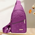 thumbnail image 4 of Qholemyo Backpack Crossbody Bags Sling Chest Bag With Earphone Hole For Hiking Camping Outdoor, 4 of 4