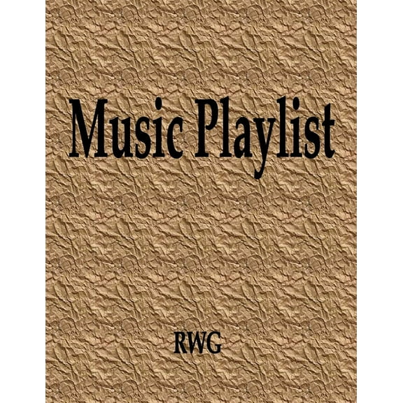 Music Playlist: 100 Pages 8.5" X 11", (Paperback)