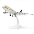 thumbnail image 6 of PRIYAL 747 1/300 Scale Airplane Model Saudi Arabian Boeing 747 Diecast Metal Panam Model Plane Kits for Adult (with Stand) Aircraft Model for Gifts or Desktop Display Collections -8 inches L, 6 of 9