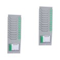 thumbnail image 3 of CNKOO 2 pcs  Warehouse Material Cards Shelf Magnetic Control Cards Rack Wall-mounted Rack, 3 of 6