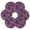 Glowing Purple Butterfly, variant on 6 Pcs Drink Coasters with Holder 3.94in Woven Coasters for Drinks Blue-green Butterfly Pattern Coaster Set for Protection Table