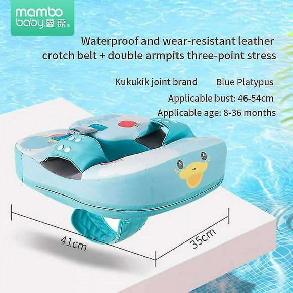 Mambobaby Baby Float Lying Swimming Rings Infant Waist Swim Ring Toddler Swim Trainer Non-inflatable Buoy Pool Accessories Toys