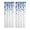 Blue, variant on Christmas Window Curtains, Xmas Printed Panels, Semi Sheer Polyester Drape, Festive Snow Scene Decor for Bedroom, 2 Pack