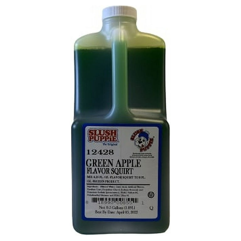 Slush Puppie Green Apple Flavor Squirt .5 Gallon - Walmart.com