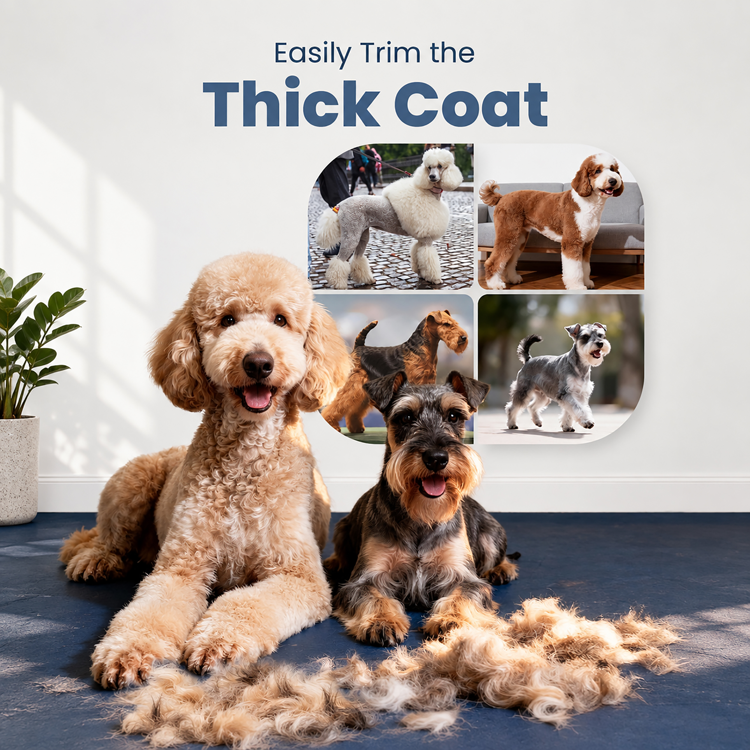 Oneisall Dog Clippers with Guide Combs photo 6