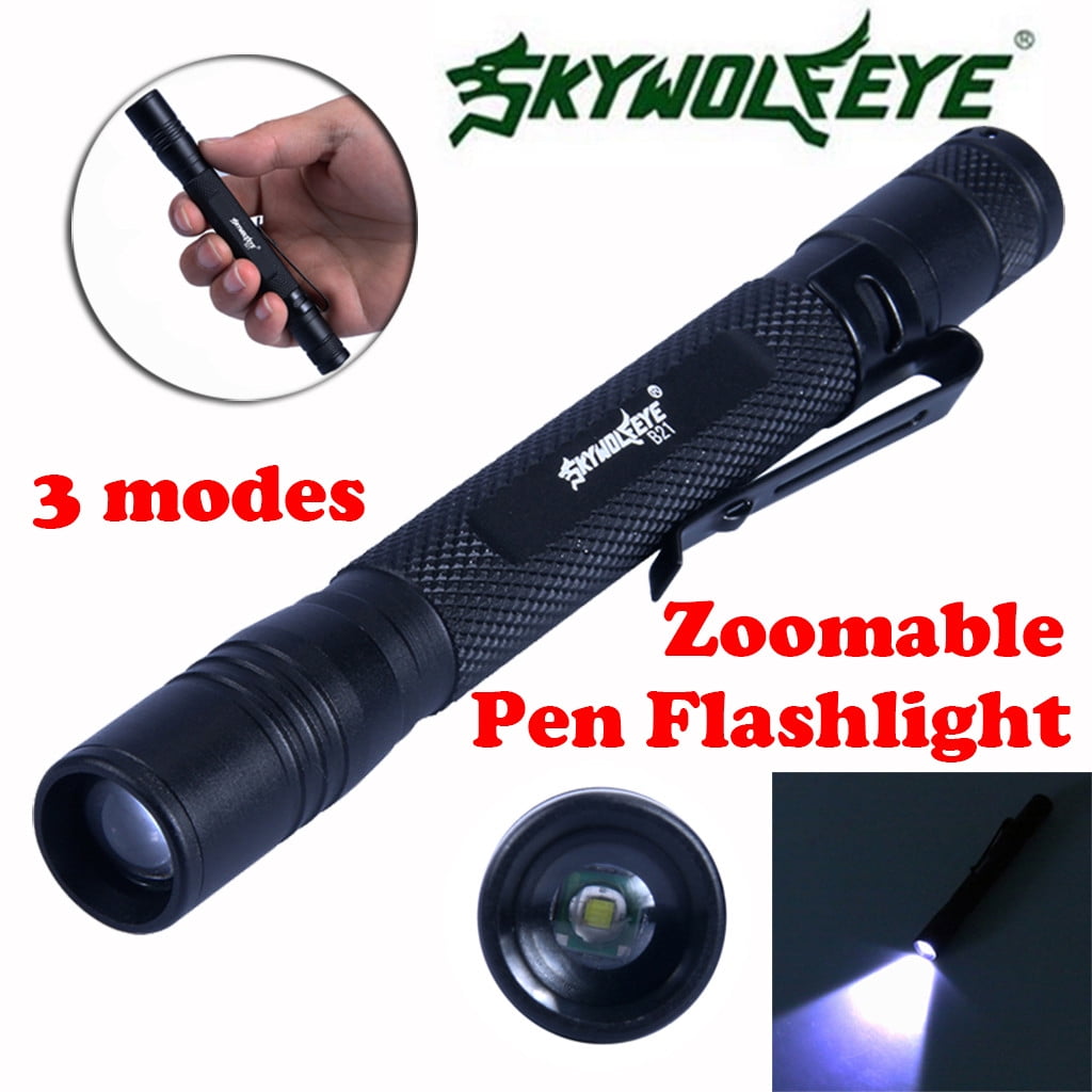 Ourdoor USB Rechargeable Flashlight 3000LM XPE COB LED Torch Lamp Mini Penlight 