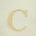 thumbnail image 1 of Package of 1, 12 Inch X 1" Thickness Baltic Birch Wood Letter "C" in The Times New Roman Font | Thick | Upper Case for Art & Craft Project, Made in USA, 1 of 1