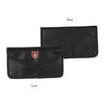 thumbnail image 3 of Fireproof Document Bag Heat Resistant Silicone Water Proof Cash Bags with Sticking Fastener Closure for Home Office Storage Small Size, 3 of 7