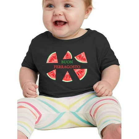 

Buon Ferragosto Watercolors T-Shirt Infant -Image by Shutterstock 24 Months