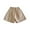 Khaki, variant on oqasdz Girls Shorts Children Casual College Loose Shorts Elastic Waist Wide Leg Solid Color Sports Shorts Size 4 Y-5 Y