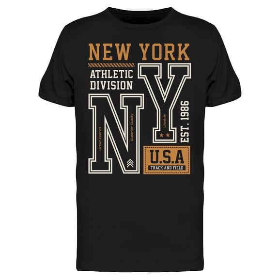 Athletic Division, Ny T-Shirt Men -Image by Shutterstock, Male Large