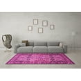 thumbnail image 3 of Ahgly Company Indoor Round Persian Pink Traditional Area Rugs, 5' Round, 3 of 4