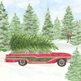 thumbnail image 4 of Tara Reed 15x15 Black Modern Wood Framed Wall Art Titled - Sleigh Bells Ring IV-Tree Day, 4 of 6