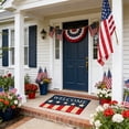 thumbnail image 6 of 4th of July Patriotic Welcome Doormat Red White Blue Star Spangled Door Mat Non Slip Washable Entry Rug for Independence Day Memorial Day Porch Outdoor Indoor Home Decor, 6 of 6
