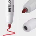thumbnail image 6 of Retractable Dry Erase Markers, Click Dry Erase Whiteboard Markers, Bullet Tip, Thick Barrel, 12 Count, Red, 6 of 9