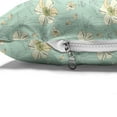 thumbnail image 4 of Floral Pet Bed, Continuous Flowers Print in Fresh Pastel Tones, Chew Resistant Pad for Dogs and Cats Cushion with Removable Cover, 24" x 39", Mint Green Pale Yellow, by Ambesonne, 4 of 4