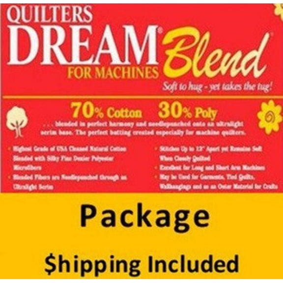 MTHPK Dream Blend for Machines Batting (Package, Throw 60 in x 60 in) shipping included*