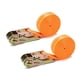 thumbnail image 4 of Correa De Carga Para Amarre De Equipaje, Correas De Carga Ajustables, Resistente, Portátil, Naranja, Fuerte, 2 Unidades Para Transporte De Carga Ccdes Otros, 4 of 8