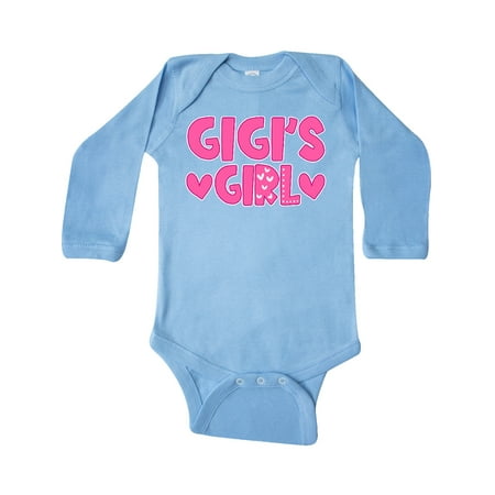 

Inktastic Gigi s Girl Granddaughter Gift Gift Baby Girl Long Sleeve Bodysuit