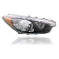 thumbnail image 3 of Headlight Assembly - Compatible/Replacement for '15-16 Kia Forte/Koup/5/EX/SX - Halogen With LED Daytime Running Light - Pair, Left Driver + Right Passenger Set - 92102A7211, 92101A7211, 3 of 4