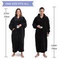 thumbnail image 7 of REDESS Oversized Wearable Blanket Hoodie Sweatshirt for Adults Women Men-Black, 7 of 7