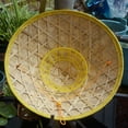 thumbnail image 5 of Sombrero cónico de paja tejido a mano con barboquejo para protección solar e impermeable. Unisex, de ala ancha, ideal para actividades agrícolas, jardinería, NCHKUN, 5 of 5