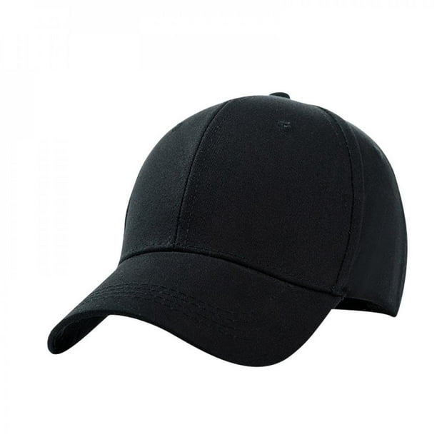 Clearance Sale Black Hat Solid Color Baseball Cap Fitted Sports