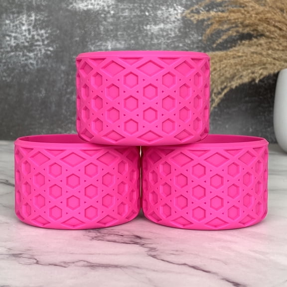 Waffle Ravishing Pink Silicone Tumbler Boot – Protective Cup Bottom Cover – Fits Most 20oz/30oz/40oz Tumblers