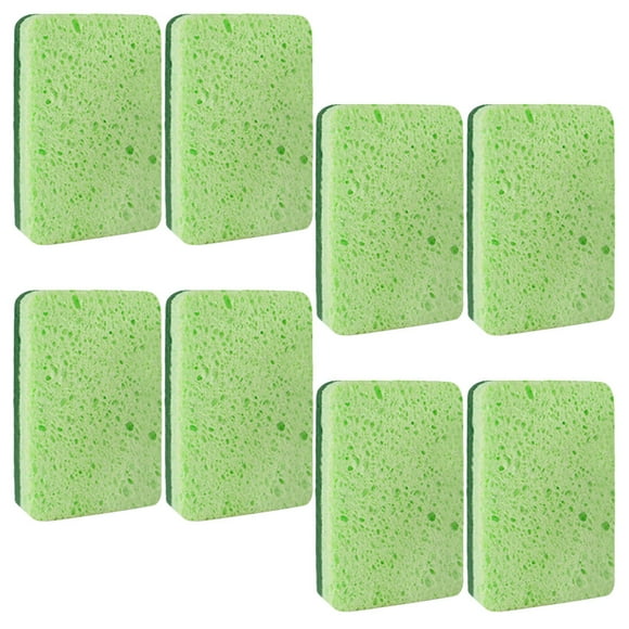 UPOUART 8Ud Esponjas De Limpieza Para Cocina No Dañan Superficies Antiadhesivas Verde