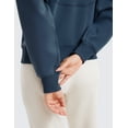thumbnail image 5 of CRZ YOGA SoftAura Half Zip Sweatshirt for Women Long Sleeve Pullover Workout Casual Tops with Pocket, 5 of 6