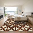 thumbnail image 3 of ODIKA 8'x10' Machine Washable Non-Slip Area Rug, Geometric Beige High Traffic Rug, Beige, 1279886, 3 of 7