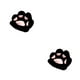 thumbnail image 1 of Toystoory Cojín de respaldo de pata de gato, cojín relleno para sofá, ventana, suelo de Tatami, colchón, soporte para cintura perezoso, Negro 2piezas, 1 of 6