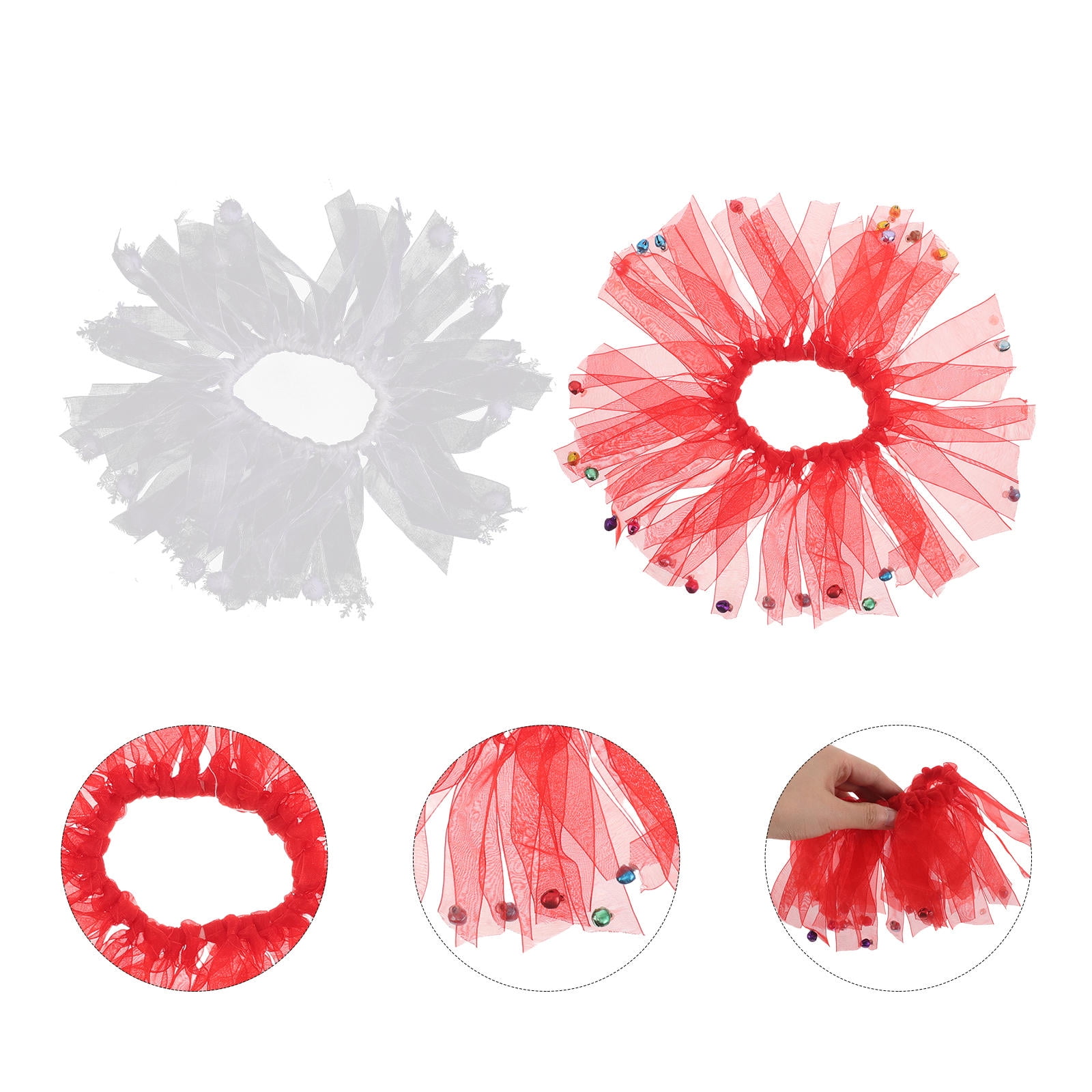 OUNONA 2Pcs Assorted Color Dog Tutu Dress for Small Dogs in Parties and Photo Shoots