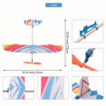 thumbnail image 3 of SDOTXA Elastic Rubber Band Powered DIY Foam Plane Model Kit Aircraft Educational Toy, 3 of 7