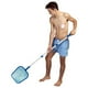 thumbnail image 4 of Fiudx Rastrillo Recogedor de Hojas, Red de Malla Fina, Estructura de Plástico Ligero, Limpieza Eficiente de Piscinas, Uso En Estanques y Jacuzzis, Fácil Manejo, Opciones de Varilla de Extensión, Tama, 4 of 6