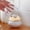 Beige-BG, variant on MMJ Flower Shaped Cotton Swab Holder with Lid Toothpick Box Desktop Organizer Home Restaurant Tabletop 3.34x3.34in