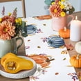 thumbnail image 4 of Autumn Pumpkins Table Runner, Autumn Thanksgiving Kitchen Dining Table Decoration for Home Party Decor 13x72 Inches, 4 of 9