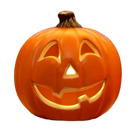 

Pumpkin Jack O Light Up Pumpkin Decorations Lighted Pumpkin With LED Bulb Indoor/Outdoor Pumpkin Decoration Halloween Decor Halloween Decorations Indoor