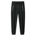 thumbnail image 7 of Stretch Active Pants for Women Over 50, Audhol Men's Slim Casual Pants Summer Casual Pants Men's Breathable Pants Features: Sweatpants Women Black L, 7 of 7