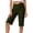Army Green -BP19, variant on Tummy Control Stretch Capris for Women with Pockets Wide Leg Cotton Pull On Capri Pants Petite Length Dressy Casual Wine S