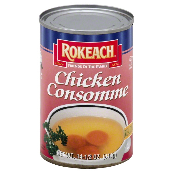 Rokeach Chicken Consomme, 14.5 OZ (Pack of 12)