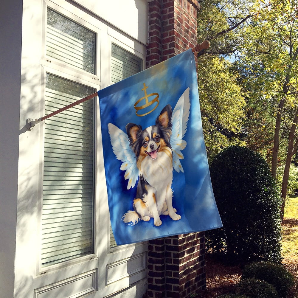 Papillon My Angel House Flag 28 in x 40 in